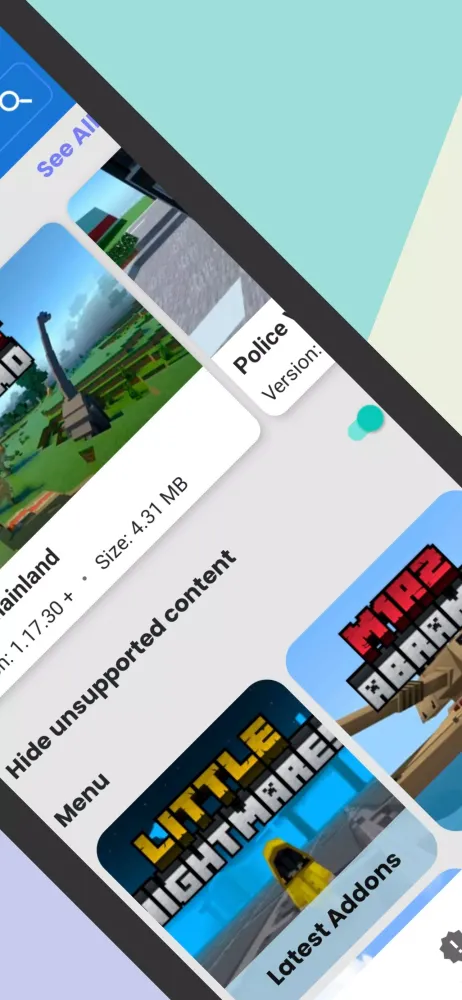 MCPE Addons for Minecraft Mods Screenshots