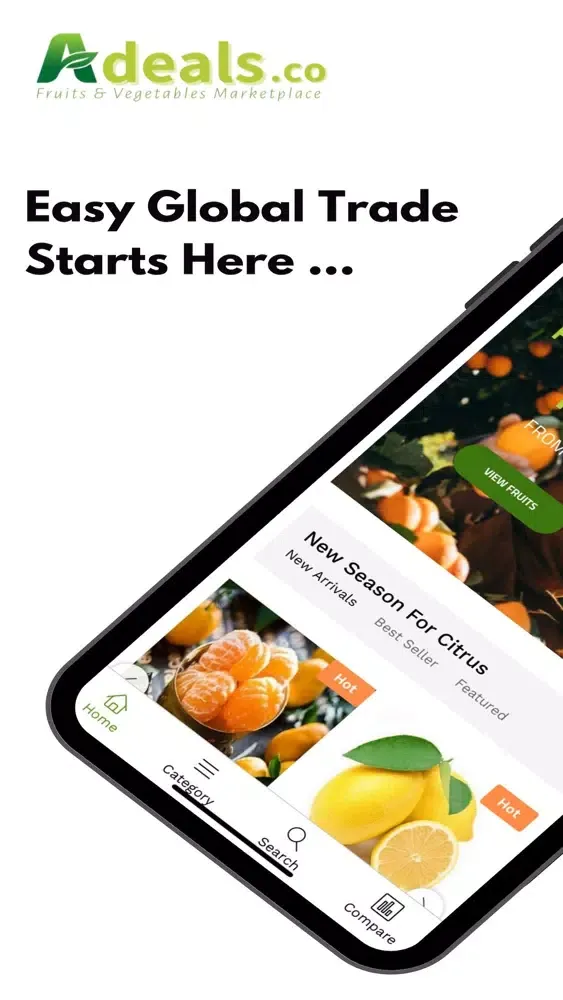 Ảnh chụp màn hình của Adeals Food B2B Marketplace