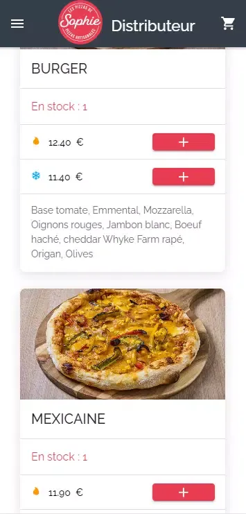Les Pizzas de Sophie应用截图