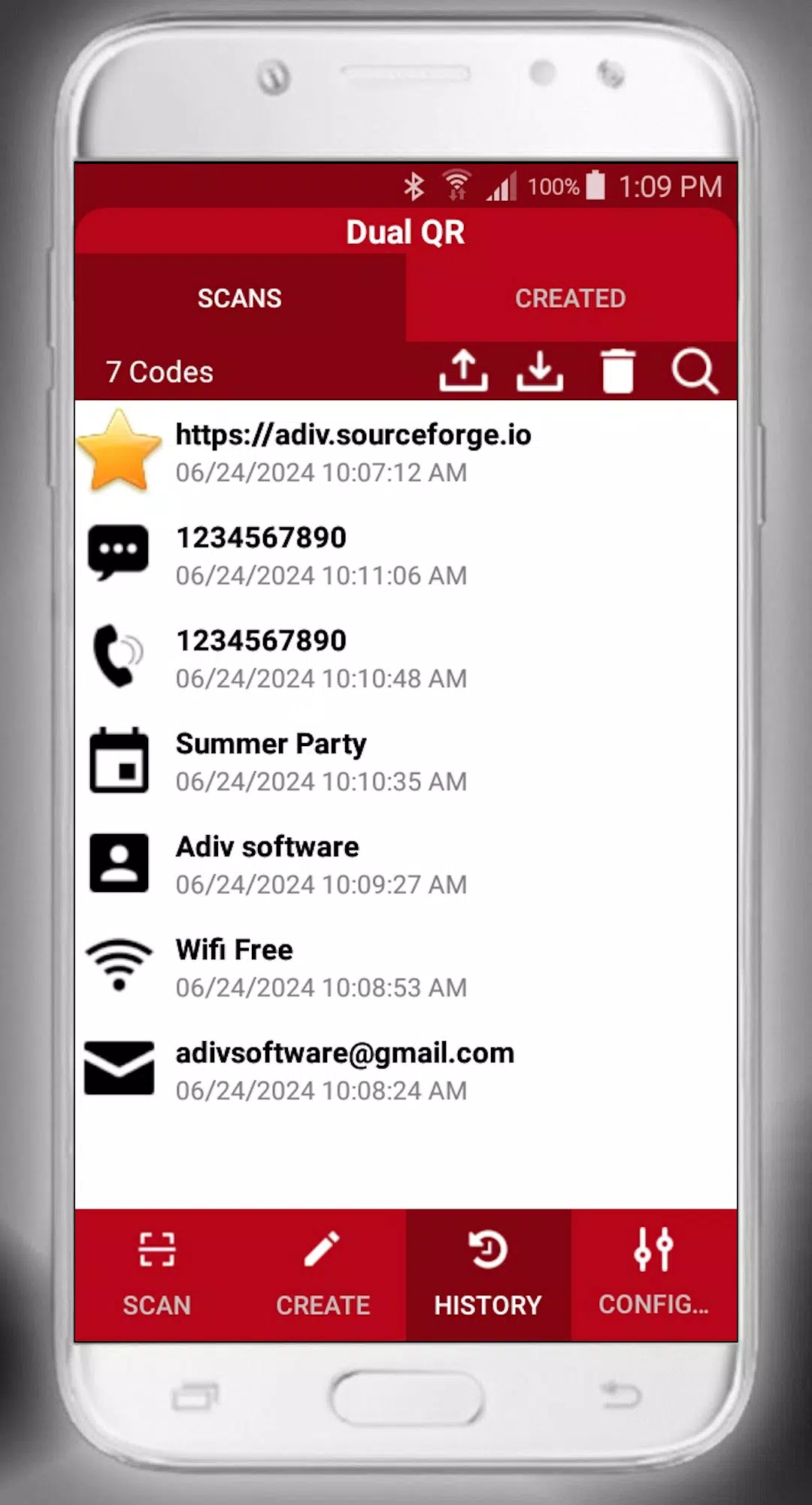 DualQR Screenshots