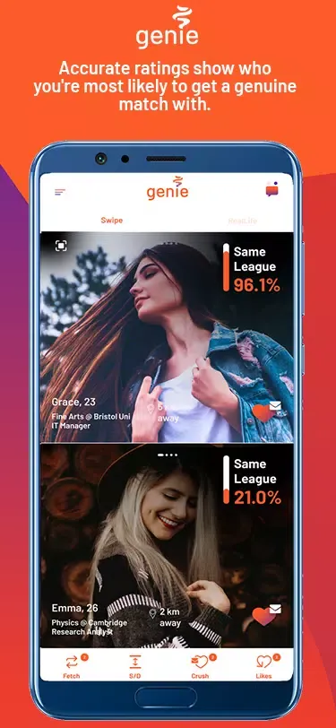 ภาพหน้าจอของ Genie Connections