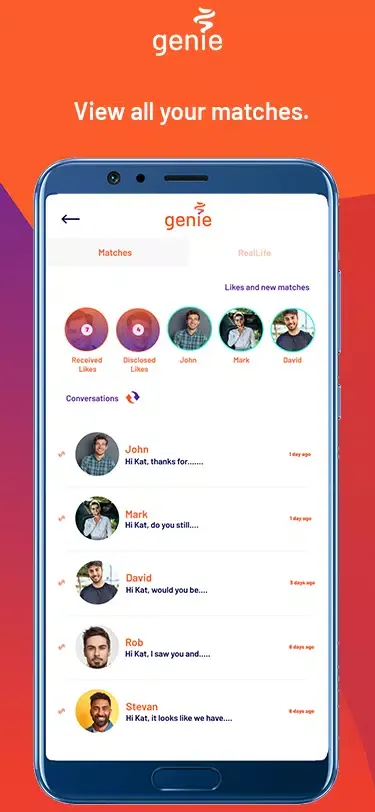 ภาพหน้าจอของ Genie Connections