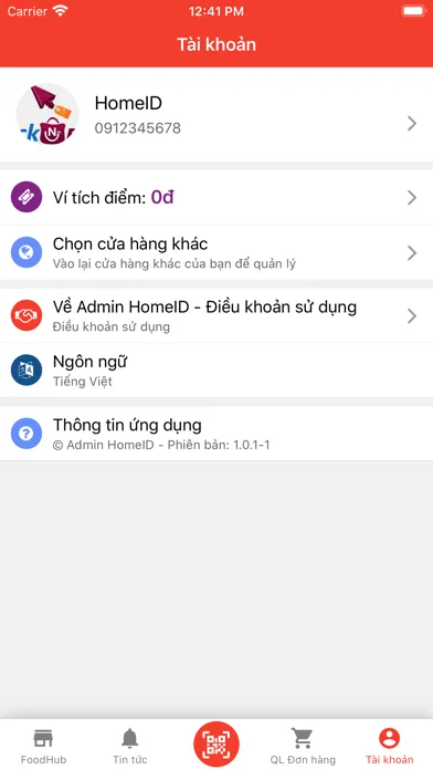 HomeID Admin Dành cho Quản lý Screenshots
