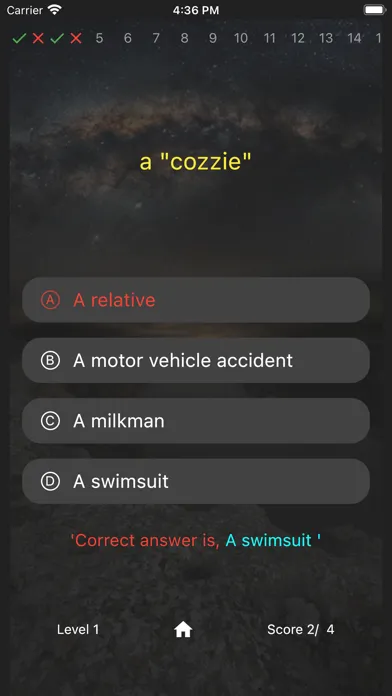 Aussie slang quiz应用截图