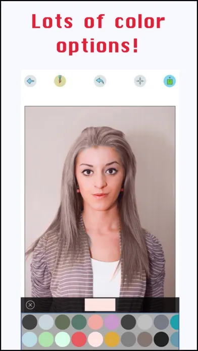 Captures d'écran de Hair & Lip Color Changer