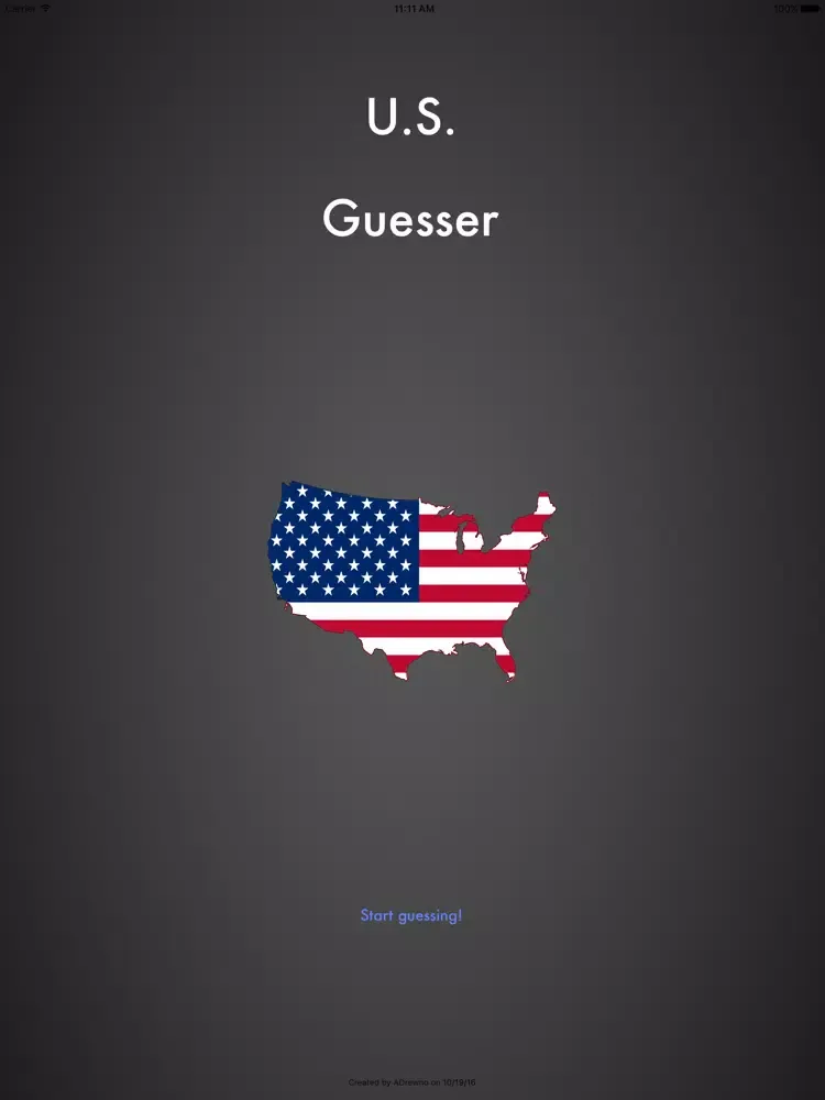 US Guesser : Geo-Guesser iPad  سکرین شاٹس