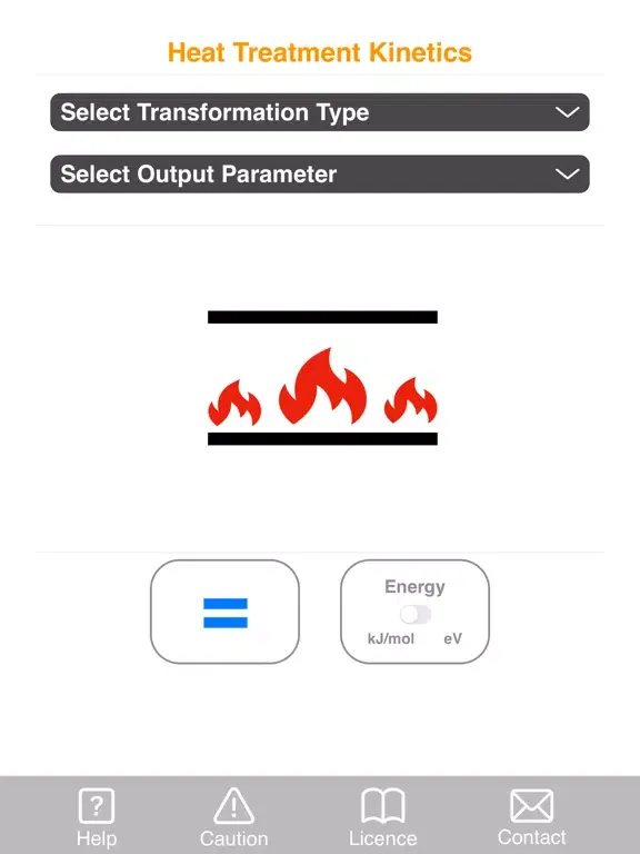 Capturas de pantalla de Heat Treatment Kinetics Lite iPad 