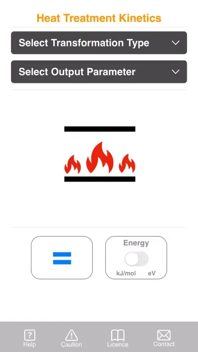 Capturas de pantalla de Heat Treatment Kinetics Lite