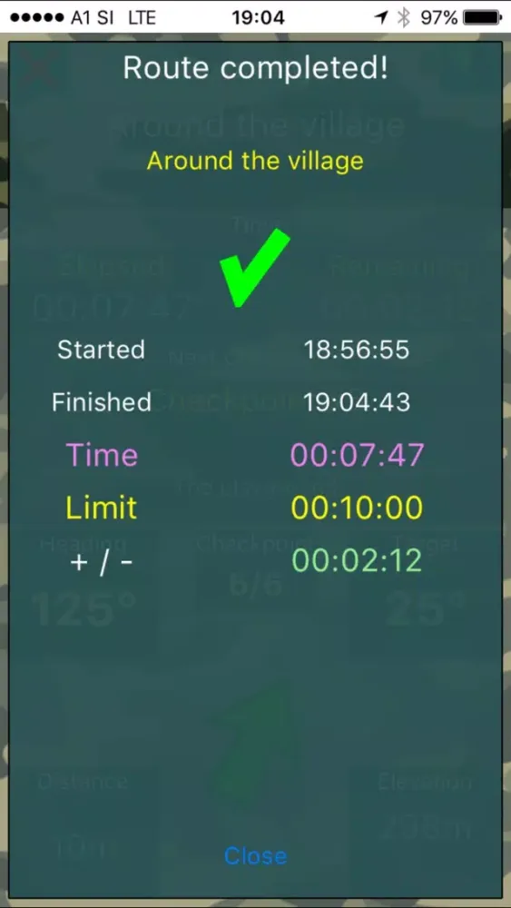 Ảnh chụp màn hình của Check Point Run