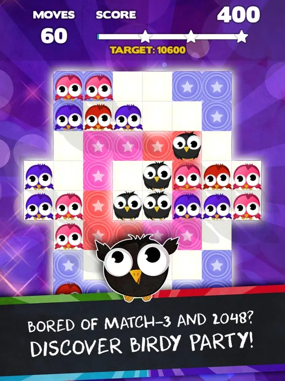 Birdy Party - Swipe & Match iPad  Screenshots