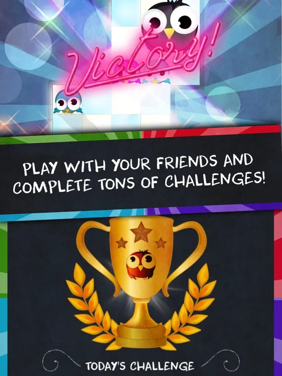 Birdy Party - Swipe & Match iPad  Screenshots