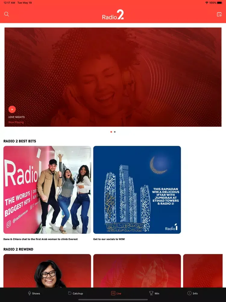 Radio 2 UAE iPad 应用截图