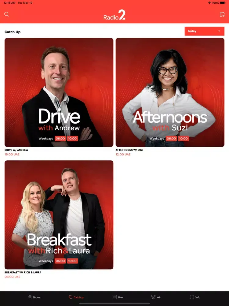Radio 2 UAE iPad 应用截图