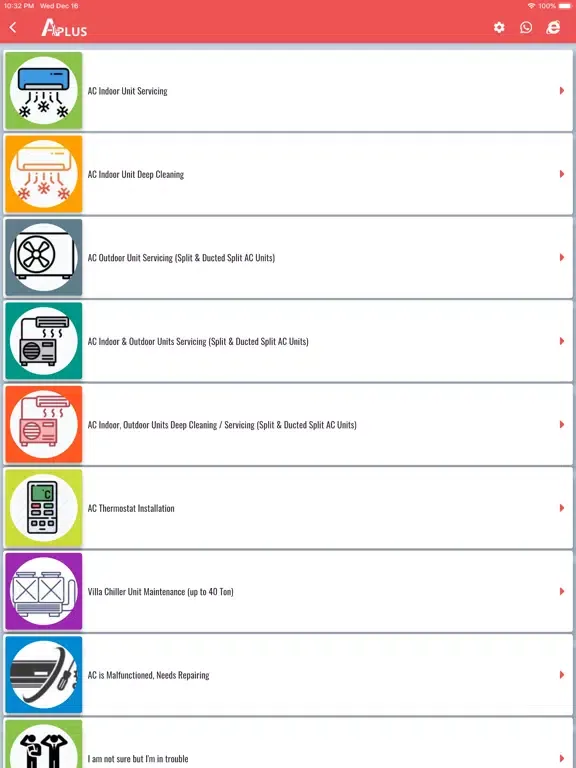 Ảnh chụp màn hình của Aplus Store iPad 