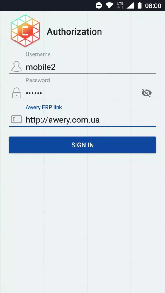Awery ERP mobile应用截图