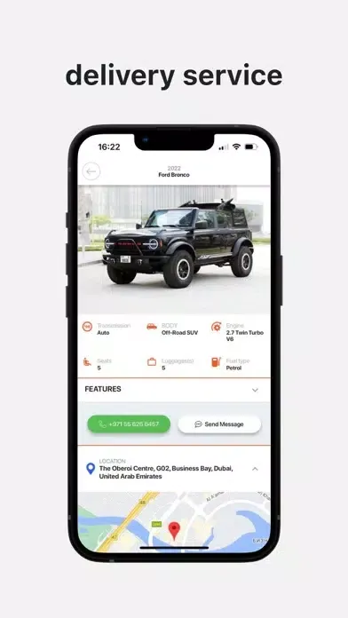 Capturas de pantalla de BizB Car Rentals in Dubai