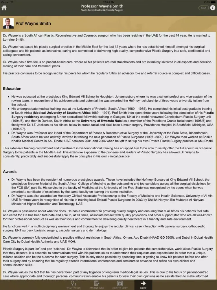 Professor Wayne Smith iPad  سکرین شاٹس