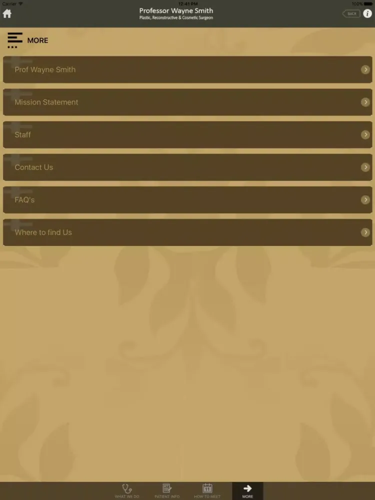 Professor Wayne Smith iPad  سکرین شاٹس