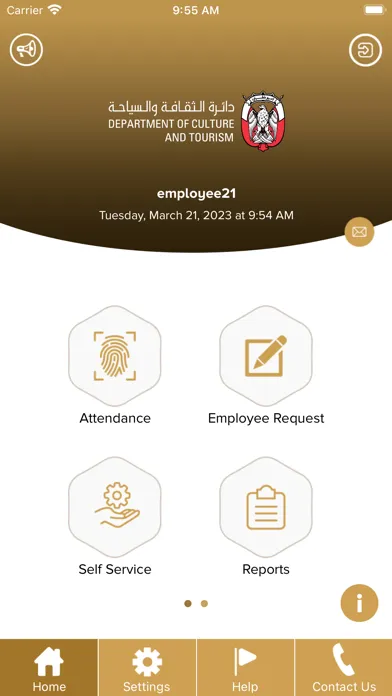 DCT Attendance Screenshots