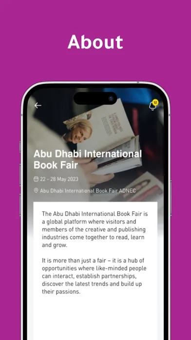 Capturas de pantalla de AD International Book Fair