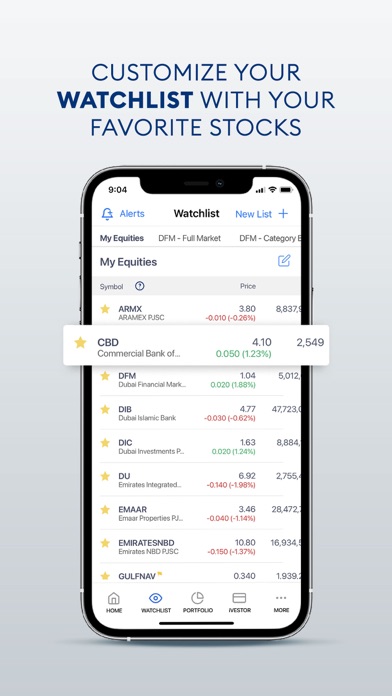 Screenshot di DFM - Dubai Financial Market