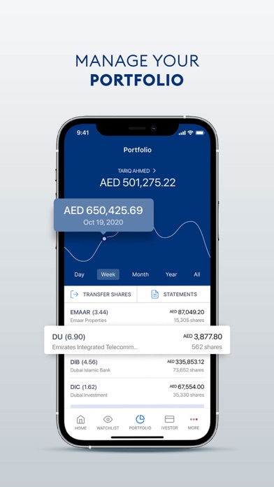 Screenshot di DFM - Dubai Financial Market