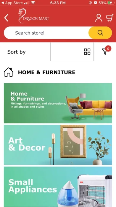Dragonmart - Online Store应用截图