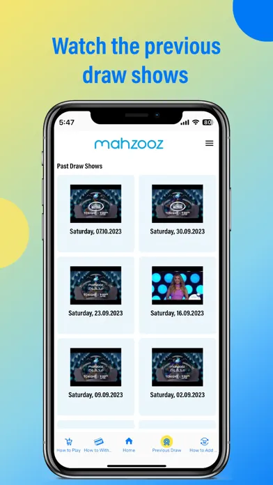 Mahzooz應用截圖