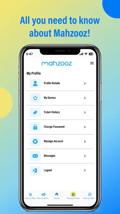 Mahzooz應用截圖