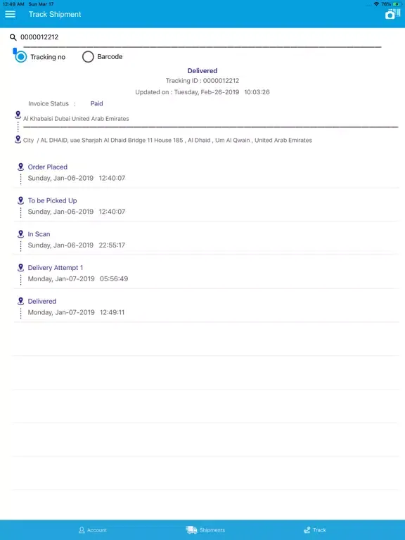 Zrzuty ekranu Fastline Express iPad 