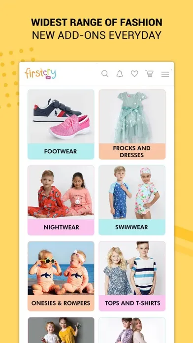 ภาพหน้าจอของ FirstCry Arabia: Baby & Kids