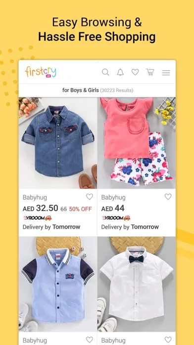 ภาพหน้าจอของ FirstCry Arabia: Baby & Kids