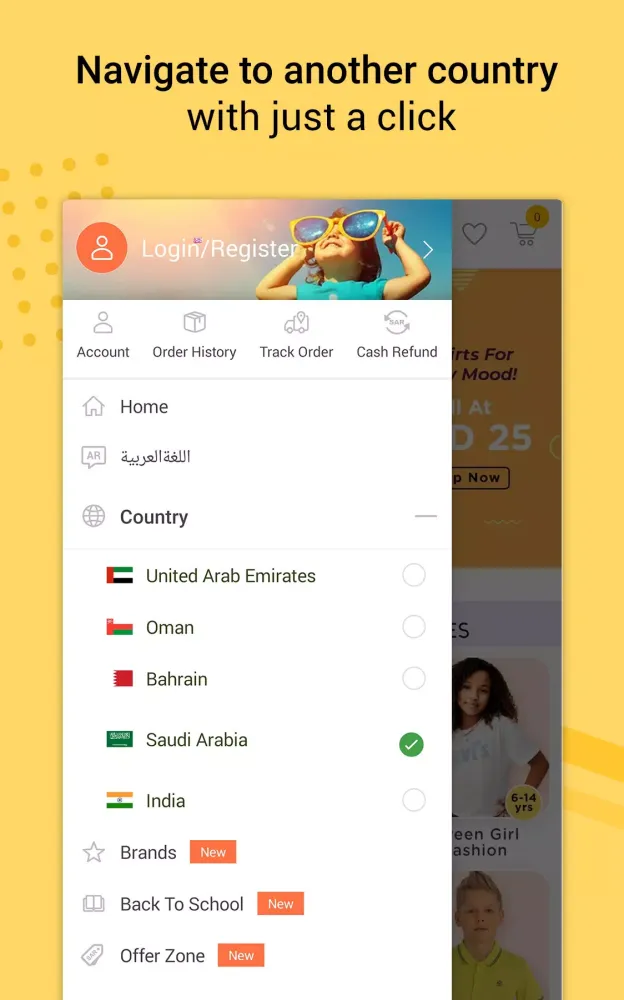 Capturas de pantalla de FirstCry Arabia