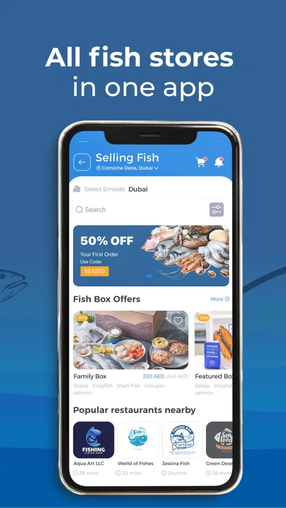 Tangkapan skrin Fish App