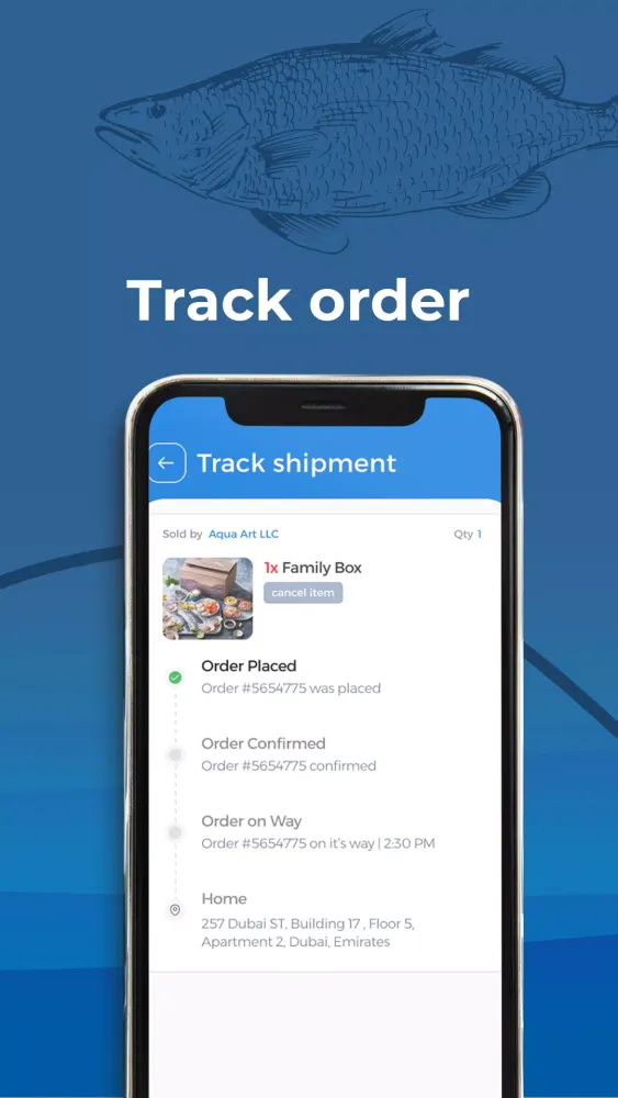 Tangkapan skrin Fish App