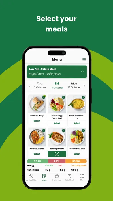 FITT Meals - Meal plans سکرین شاٹس
