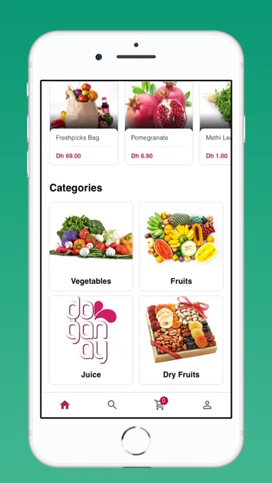Screenshot di FreshPicks