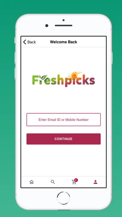 Screenshot di FreshPicks