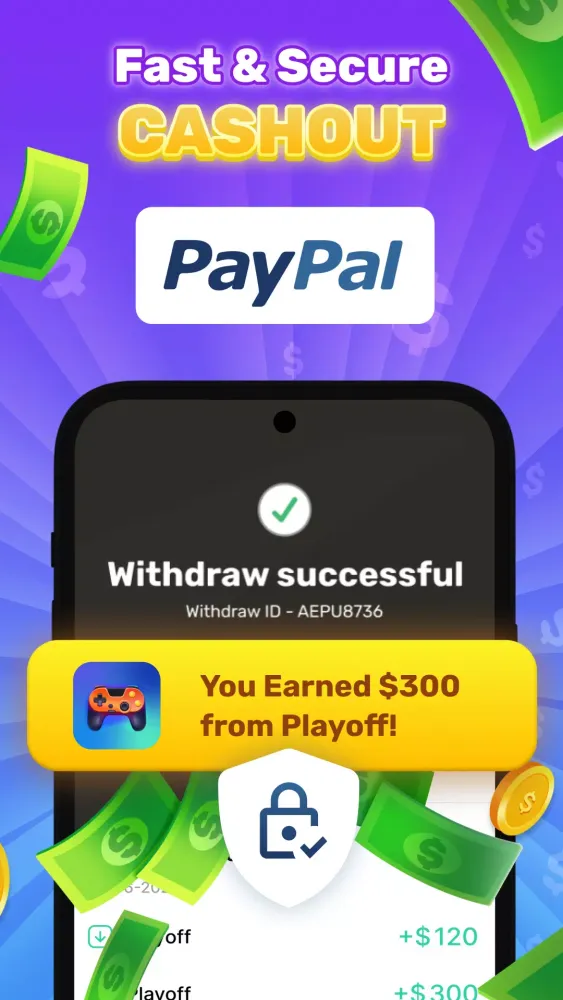 Captures d'écran de Win Real Money Games: Playoff