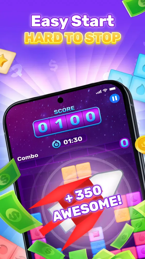 Captures d'écran de Win Real Money Games: Playoff