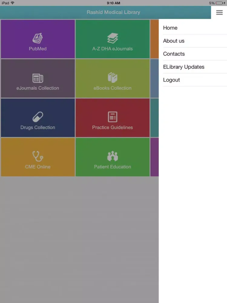 تصاویر DHA Library iPad 