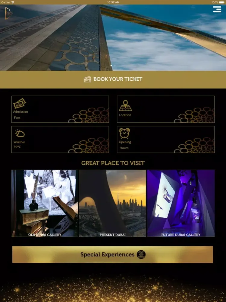 Скриншоты Dubai Frame iPad 