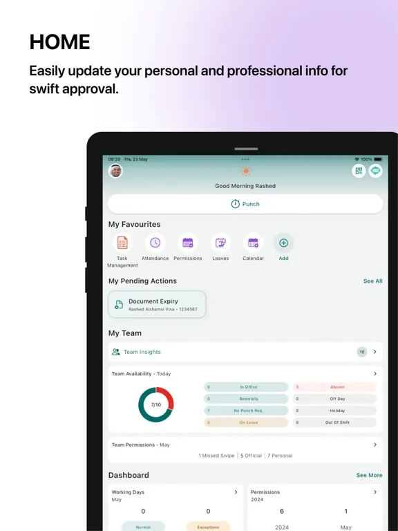 Capturas de pantalla de Smart Employee – الموظف الذكي iPad 