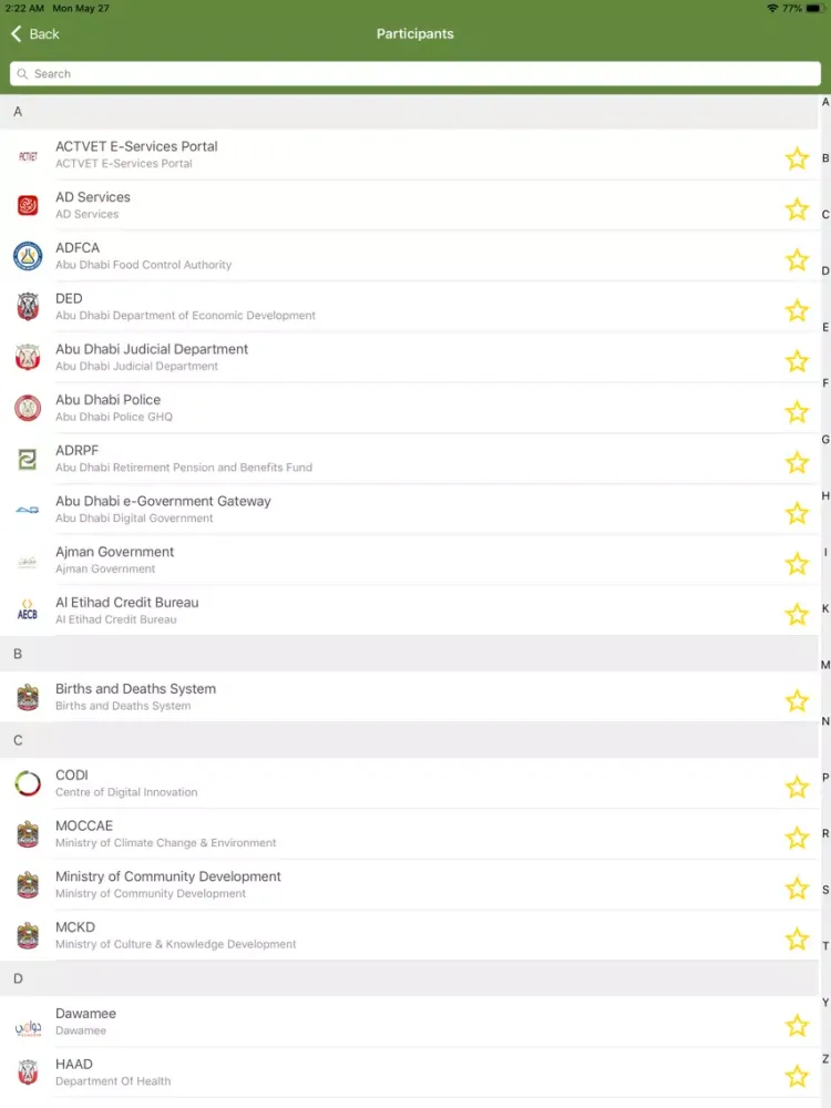 SmartPass iPad  Screenshots