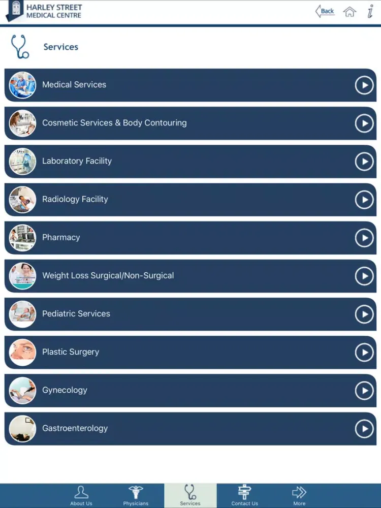 تصاویر Harley Street Medical Centre iPad 