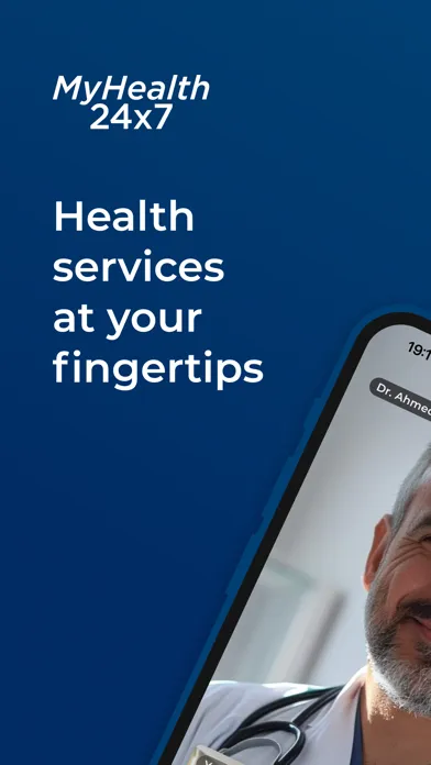 Capturas de tela do MyHealth 24x7
