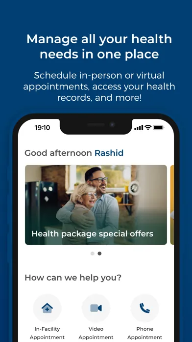 Capturas de tela do MyHealth 24x7