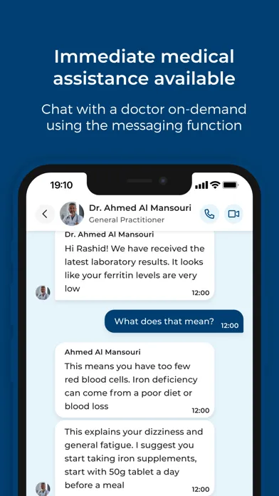 Capturas de tela do MyHealth 24x7