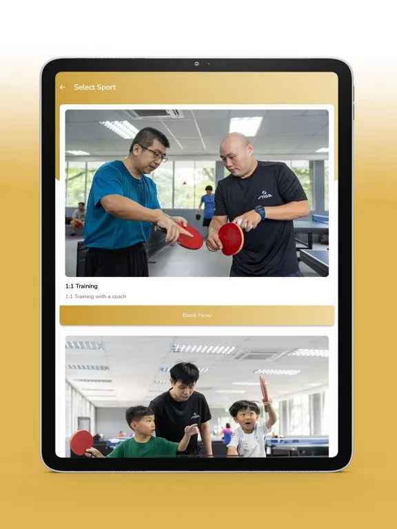 Ascend Table Tennis Academy iPad  Screenshots