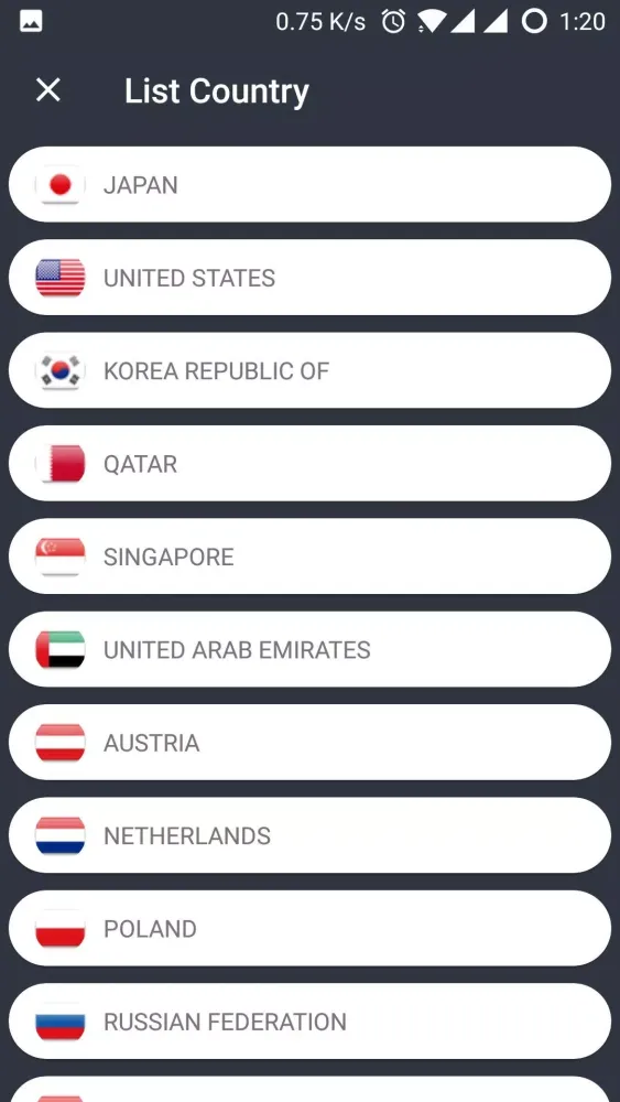 Now VPN スクリーンショット